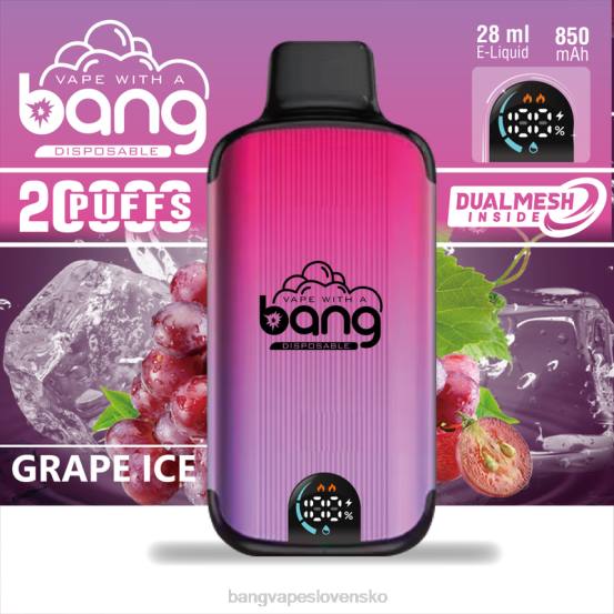 Bang Vape Digital Smart Screen 20 000 ťahov | 0P063 Bang Vape Slovensko jednorazové