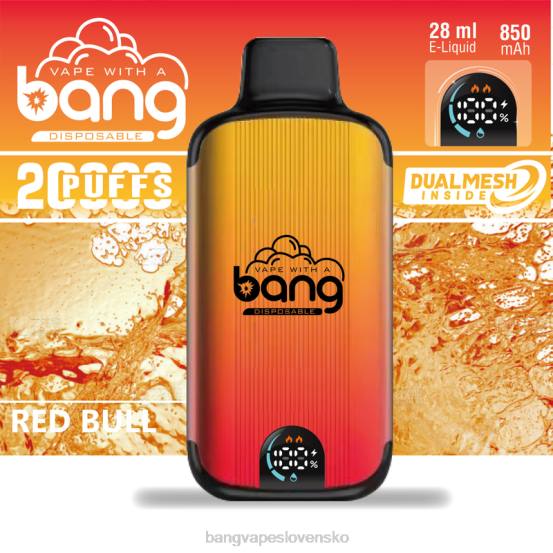 Bang Vape Digital Smart Screen 20 000 ťahov | 0P063 Bang Vape Slovensko jednorazové