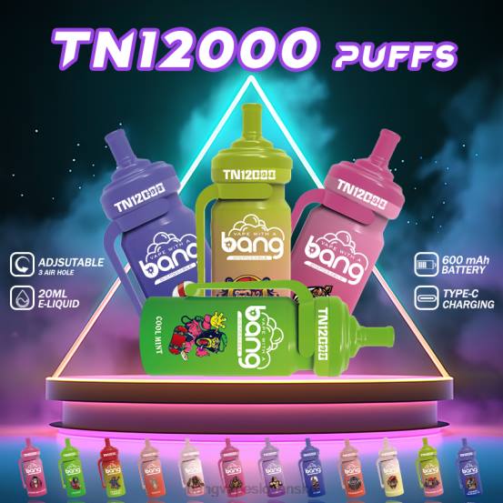 Bang Vape TN12000 puzdro so sieťovou cievkou | 0P065 Vape Gang Disposables jednorazové