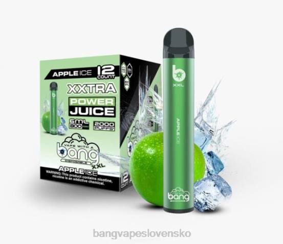 Bang Vape XXL 2000 ťahov | 0P0612 Bang Vape Bratislava jablkový ľad