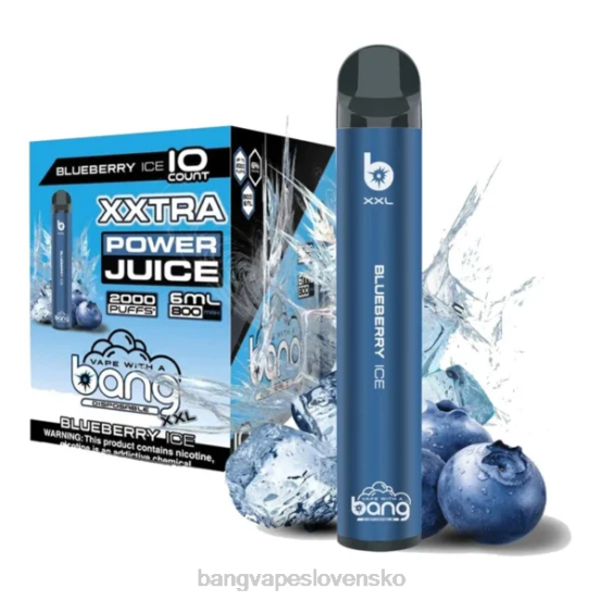 Bang Vape XXL 2000 ťahov | 0P0614 Vape Gang Slovensko čučoriedkový ľad