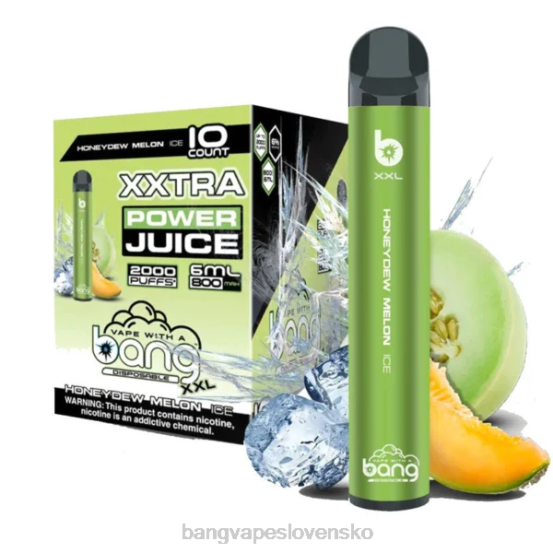 Bang Vape XXL 2000 ťahov | 0P0618 Vape With A Bang Disposable medový melón ľad