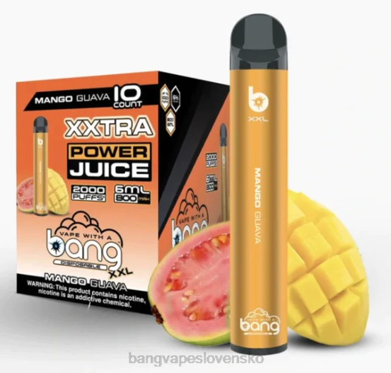 Bang Vape XXL 2000 ťahov | 0P0620 Bang Box Vape Cena mango guava