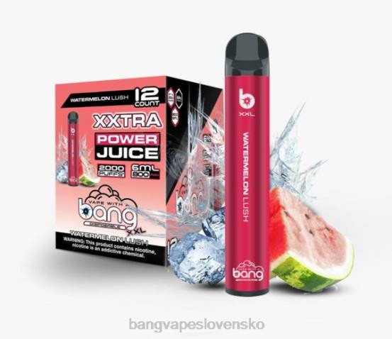 Bang Vape XXL 2000 ťahov | 0P0626 Vape Gang Vape vodný melón svieži