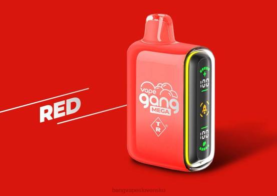 Vape Gang MEGA 20 000 vdychov jednorazovej vapky (škatuľka po 5) | 0P0657 Vape Gang Disposables červená