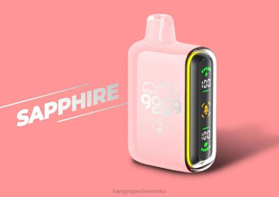 Vape Gang MEGA 20 000 vdychov jednorazovej vapky (škatuľka po 5) | 0P0659 Bang Disposable Vape Flavors zafír
